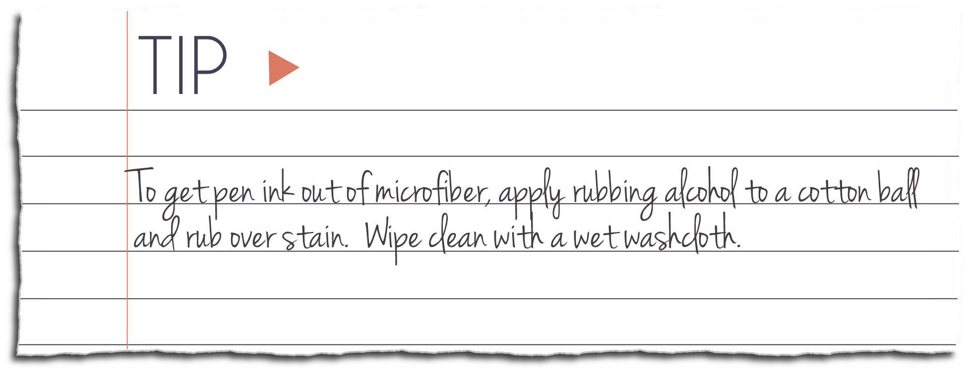 how to get pen ink out of microfiber tip