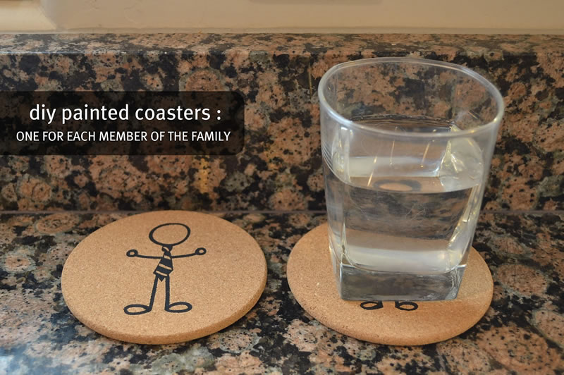 DIY Painted Coasters