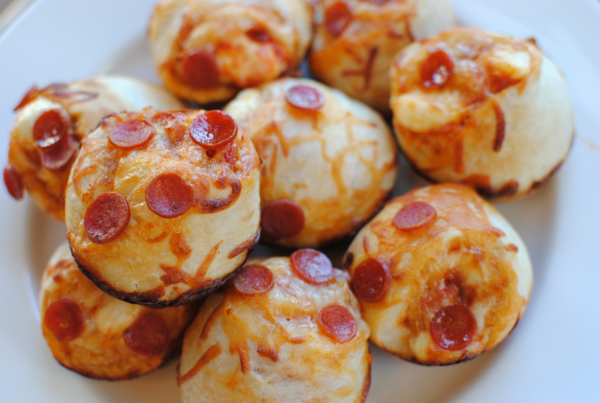 stuffed pizza cupcakes