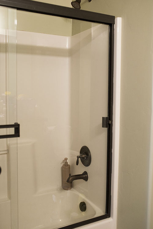 After Cleaning Glass Shower Doors
