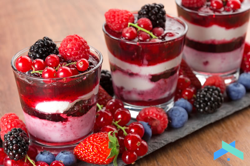 Mini Berry Cheesecake Trifles