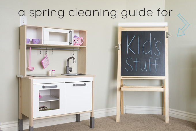 spring cleaning guide for kids stuff